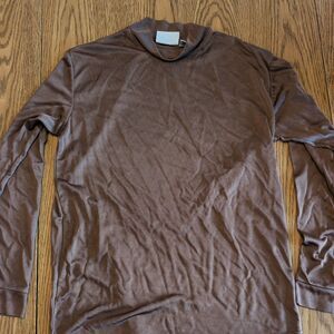 Vintage Irvine Park Velour Long Sleeve Shirt Men M Ribbed